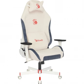 Кресло игровое A4TECH BLOODY GC-330 крестовина металл белые