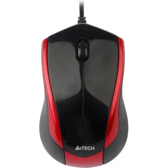 Мышь A4TECH BLOODY V-TRACK PADLESS N-400 оптическая черно-красная