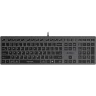 Клавиатура A4TECH FSTYLER FX60 SLIM LED USB серая FX60 GREY WHITE