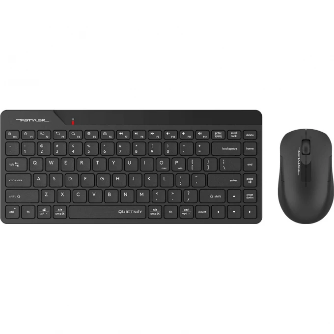 Клавиатура + мышь A4TECH FSTYLER FG2200 AIR USB беспроводная slim черный FG2200 AIR BLACK Клавиатура + мышь A4TECH FSTYLER FG2200 AIR USB беспроводная slim черный FG2200 AIR BLACK