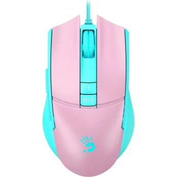 Мышь A4TECH BLOODY L65 MAX оптическая USB розовый/голубой