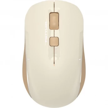 Мышь A4TECH FSTYLER FB26CS AIR оптическая беспроводная для ноутбука 2000dpi BT/Radio USB бежевый/коричневый