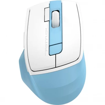 Мышь A4TECH FSTYLER FG45CS AIR для ноутбука оптическая беспроводная 2000dpi USB голубой/белый