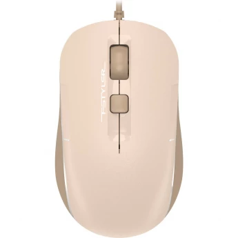 Мышь A4TECH FSTYLER FM26 для ноутбука оптическая BT/Radio USB 2000dpi бежевый/коричневый