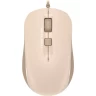Мышь A4TECH FSTYLER FM26S для ноутбука оптическая BT/Radio USB 2000dpi silent бежевый/коричневый FM26S USB (CAFE LATTE)